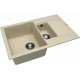 Заказать Кухонная мойка Florentina Липси-780К 20.250.D0780.104 Бежевая в магазине сантехники Santeh-Crystal.ru