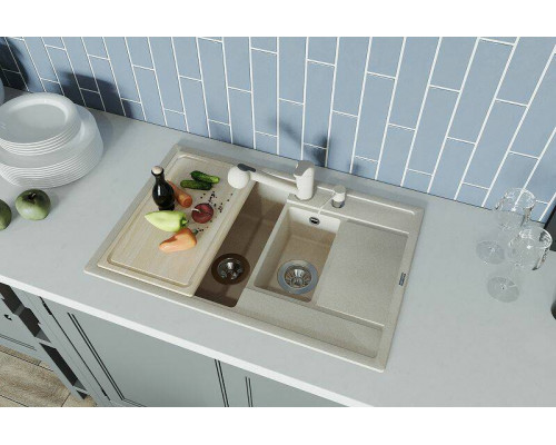 Приобрести Кухонная мойка Florentina Липси-780К 20.250.D0780.305 Грей в магазине сантехники Santeh-Crystal.ru