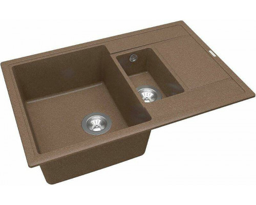 Заказать Кухонная мойка Florentina Липси-780К 20.250.D0780.303 Мокко в магазине сантехники Santeh-Crystal.ru