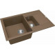 Заказать Кухонная мойка Florentina Липси-780К 20.250.D0780.303 Мокко в магазине сантехники Santeh-Crystal.ru