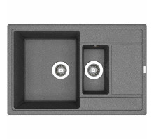 Кухонная мойка Florentina Липси-780К 20.250.D0780.102 Черная