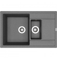 Кухонная мойка Florentina Липси-780К 20.250.D0780.102 Черная