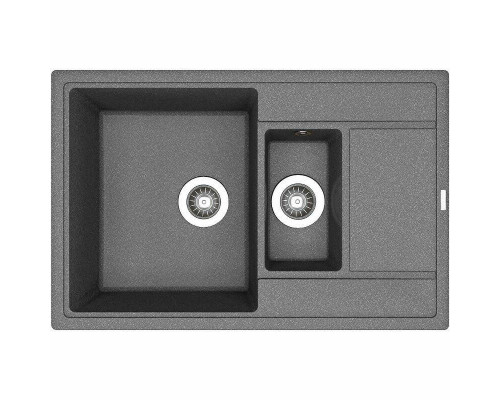 Заказать Кухонная мойка Florentina Липси-780К 20.250.D0780.102 Черная в магазине сантехники Santeh-Crystal.ru