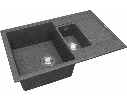 Заказать Кухонная мойка Florentina Липси-780К 20.250.D0780.102 Черная в магазине сантехники Santeh-Crystal.ru