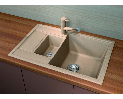 Заказать Кухонная мойка Florentina Липси-780К 20.250.D0780.102 Черная в магазине сантехники Santeh-Crystal.ru