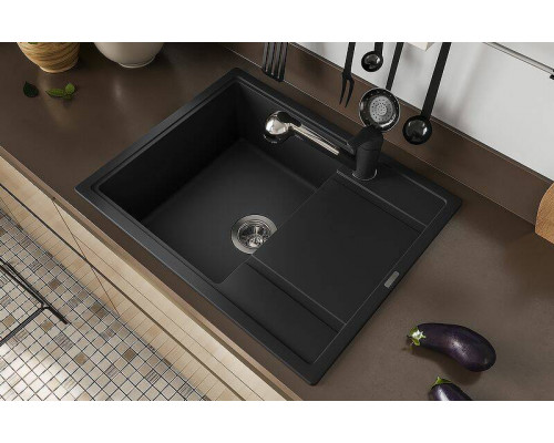 Приобрести Кухонная мойка Florentina Липси-650 20.125.C0650.302 Антрацит в магазине сантехники Santeh-Crystal.ru