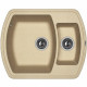 Купить Кухонная мойка Florentina Нире-630K 20.220.D0630.104 Бежевая в магазине сантехники Santeh-Crystal.ru