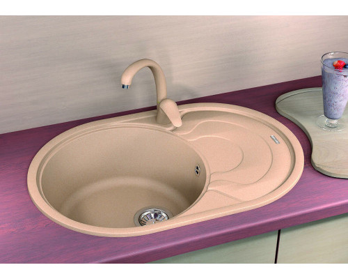 Купить Кухонная мойка Florentina Родос-760 20.140.D0760.105 Коричневая в магазине сантехники Santeh-Crystal.ru