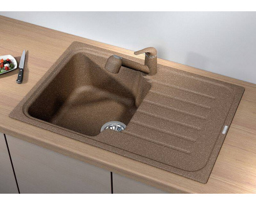 Заказать Кухонная мойка Florentina Таис-760 20.260.B0760.303 Мокко в магазине сантехники Santeh-Crystal.ru