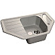 Купить Кухонная мойка GranFest Corner GF-C800E Серая в магазине сантехники Santeh-Crystal.ru