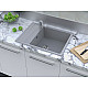 Заказать Кухонная мойка GranFest Level GF-LV-660L Серая в магазине сантехники Santeh-Crystal.ru