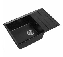 Кухонная мойка GranFest Level GF-LV-760L Черная