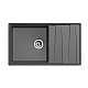 Купить Кухонная мойка GranFest Level GF-LV-860L Графит в магазине сантехники Santeh-Crystal.ru