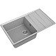 Купить Кухонная мойка GranFest Level GF-LV-860L Серая в магазине сантехники Santeh-Crystal.ru