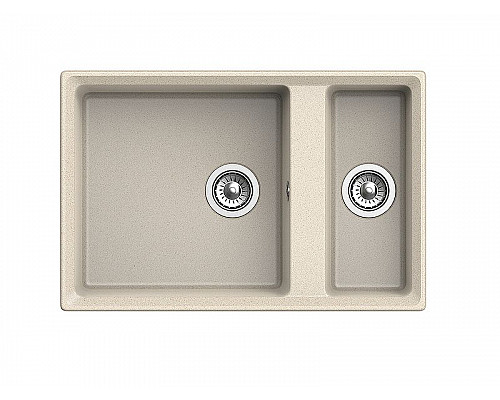 Приобрести Кухонная мойка GranFest Level GF-LV-760K Бежевая в магазине сантехники Santeh-Crystal.ru