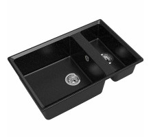 Кухонная мойка GranFest Level GF-LV-760K Черная