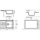 Заказать Кухонная мойка GranFest Practic GF-P760L Черная в магазине сантехники Santeh-Crystal.ru