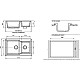 Заказать Кухонная мойка GranFest Practic GF-P780K Черная в магазине сантехники Santeh-Crystal.ru