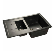 Кухонная мойка GranFest Quadro GF-Q775KL Черная