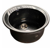 Кухонная мойка GranFest Rondo GF-R520 Черная