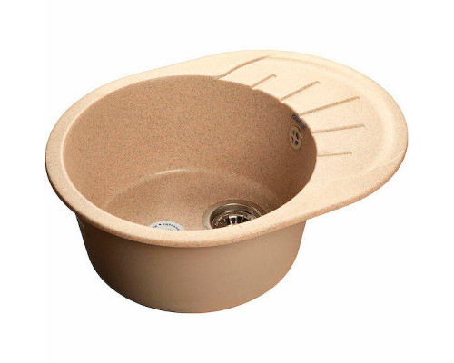 Приобрести Кухонная мойка GranFest Rondo GF-R580L Песочная в магазине сантехники Santeh-Crystal.ru