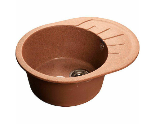 Заказать Кухонная мойка GranFest Rondo GF-R580L Терракот в магазине сантехники Santeh-Crystal.ru