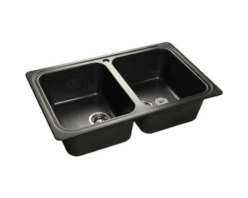 Приобрести Кухонная мойка GranFest Standart GF-S780K Черная в магазине сантехники Santeh-Crystal.ru