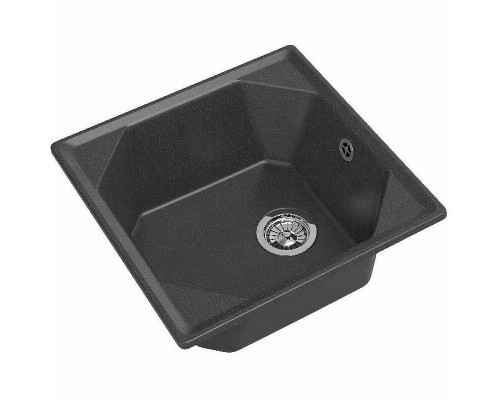 Приобрести Кухонная мойка GranFest Unique GF-U-500 Графит в магазине сантехники Santeh-Crystal.ru