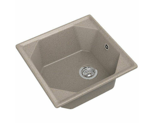 Приобрести Кухонная мойка GranFest Unique GF-U-500 Песочная в магазине сантехники Santeh-Crystal.ru