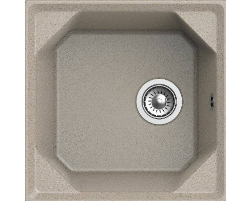 Приобрести Кухонная мойка GranFest Unique GF-U-500 Песочная в магазине сантехники Santeh-Crystal.ru