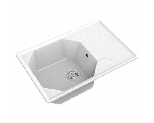 Приобрести Кухонная мойка GranFest Unique GF-U-740L Иней в магазине сантехники Santeh-Crystal.ru