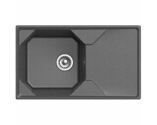 Заказать Кухонная мойка GranFest Unique GF-U-840L Графит в магазине сантехники Santeh-Crystal.ru