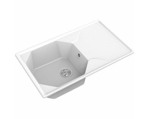 Заказать Кухонная мойка GranFest Unique GF-U-840L Иней в магазине сантехники Santeh-Crystal.ru