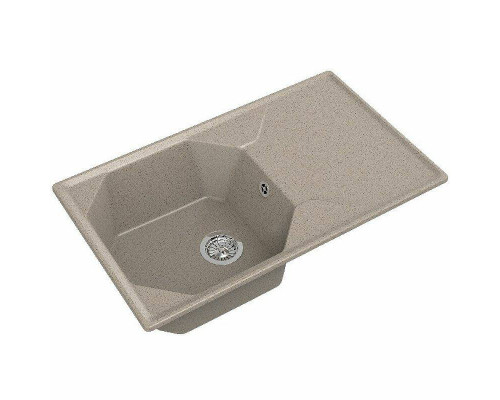 Заказать Кухонная мойка GranFest Unique GF-U-840L Песочная в магазине сантехники Santeh-Crystal.ru