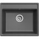 Купить Кухонная мойка GranFest Vertex GF-V-580 Графит в магазине сантехники Santeh-Crystal.ru