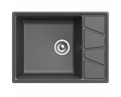 Приобрести Кухонная мойка GranFest Vertex GF-V-680L Графит в магазине сантехники Santeh-Crystal.ru