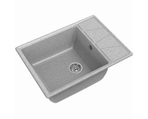 Купить Кухонная мойка GranFest Vertex GF-V-680L Серая в магазине сантехники Santeh-Crystal.ru
