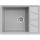 Купить Кухонная мойка GranFest Vertex GF-V-680L Серая в магазине сантехники Santeh-Crystal.ru