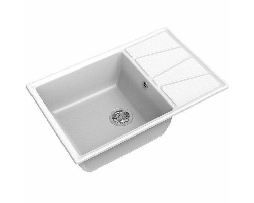 Заказать Кухонная мойка GranFest Vertex GF-V-780L Иней в магазине сантехники Santeh-Crystal.ru