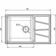 Купить Кухонная мойка GranFest Vertex GF-V-780L Песочная в магазине сантехники Santeh-Crystal.ru