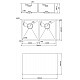 Купить Кухонная мойка Iddis Edifice 75 EDI75G2i77 Графит в магазине сантехники Santeh-Crystal.ru