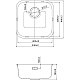 Купить Кухонная мойка Iddis Mate 44 MAT44S0i77 Сатин в магазине сантехники Santeh-Crystal.ru