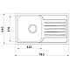 Купить Кухонная мойка Iddis Sound 78 SND78SDi77 Сатин в магазине сантехники Santeh-Crystal.ru