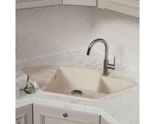 Приобрести Кухонная мойка Lemark Irkana 980 9910043 Антрацит в магазине сантехники Santeh-Crystal.ru