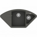 Кухонная мойка Lemark Irkana 980 9910047 Серый шелк Кухонная мойка Lemark Irkana 980 9910047 Серый шелк