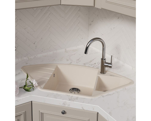 Заказать Кухонная мойка Lemark Irkana 980 9910048 Шампань в магазине сантехники Santeh-Crystal.ru