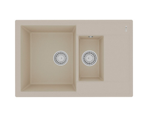 Приобрести Кухонная мойка Lemark Ramza 760 9910038 Бежевая в магазине сантехники Santeh-Crystal.ru