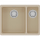 Заказать Кухонная мойка Lemark Sinara 550.2-U 9910080 Бежевая в магазине сантехники Santeh-Crystal.ru