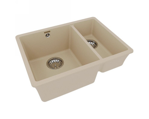 Заказать Кухонная мойка Lemark Sinara 550.2-U 9910080 Бежевая в магазине сантехники Santeh-Crystal.ru