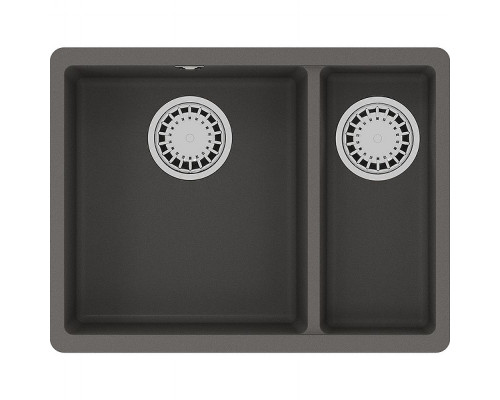 Купить Кухонная мойка Lemark Sinara 550.2-U 9910083 Серый шелк в магазине сантехники Santeh-Crystal.ru